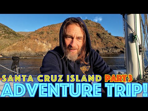 Anchored at Frys Harbor on Santa Cruz Island, Sailing Back to Ventura + RC Boat Race