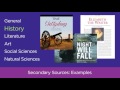 Differentiating Primary and Secondary Sources