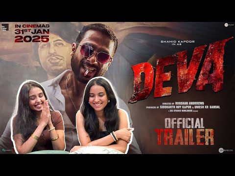 Deva | Official Trailer | Reaction | Shahid Kapoor | Pooja Hegde | #PopDiaries