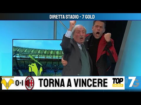 DIRETTA STADIO - VERONA MILAN 0-1: CRUDELI ESULTA PER LA VITTORIA DEI ROSSONERI