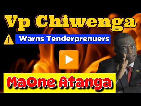 VP Chiwenga BREAKING - WATCH VIDEO- Makes 2017 Style Warning Speech 📢👉🏼MAONE ATANGA🔥🔥🤜🏿Zvigananda