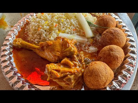 Rs.120 में चिकेन 4 लिट्टी और चावल 😋😋