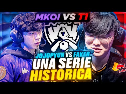 FAKER SACA SU PRIME EN LA MEJOR SERIE DEL AÑO!! 🤯 // T1 vs KOI (Worlds 2025)