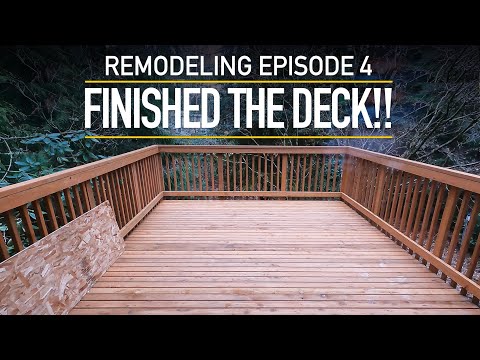 Remodeling Episode 4: FINISHED THE DECK / How to buy affordable hardwoods for half the price?
