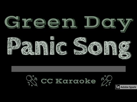 Green Day • Panic Song (CC) [Karaoke Instrumental Lyrics]