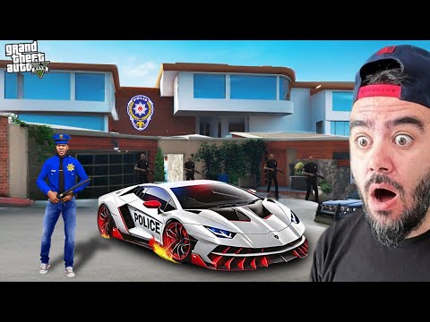 FRANKLIN FBI POLIS ARABASINI KAÇIRDI POLIS OLDU - GTA 5 MODS