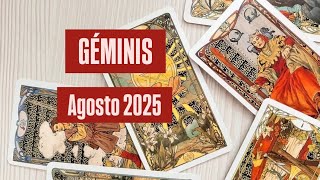 GÉMINIS ♊️ Agosto 2025 “SIGUE ADELANTE!”💕