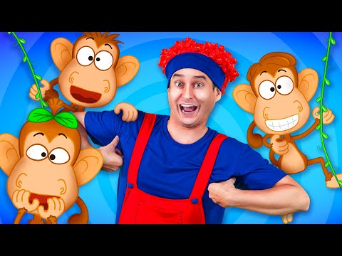 Monkey Dance Song 🐵 Farm Animals & Animal Sounds | Nursery Rhymes for Kids