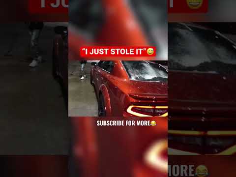 STOLEN HELLCAT JAILBREAK?!😂 #funny #shorts #hellcat #comedy #dodge #charger