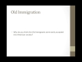 Immigration Patterns and Challenges