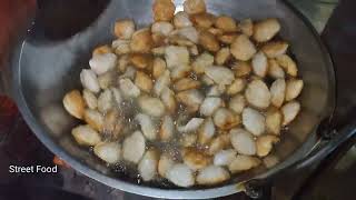 Bangladesh street food puri.