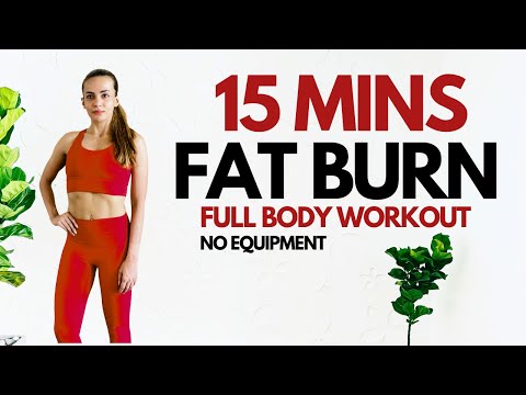 15 MIN INTENSE FAT BURN Home Workout (No Equipment)