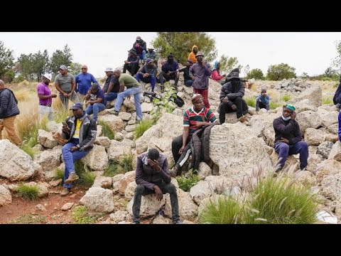 YouTube video thumbnail: South Africa Arrests Hundreds in Illegal Mining Operation