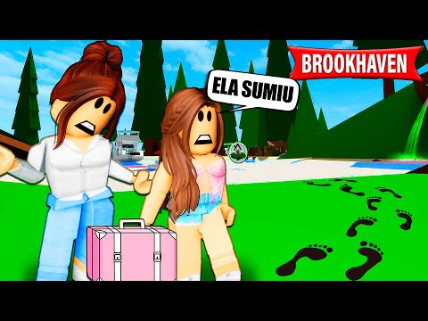 A MINHA IRMÃ SUMIU NA VIAGEM DE FÉRIAS 🛫 | Historinhas Brookhaven RP | Roblox
