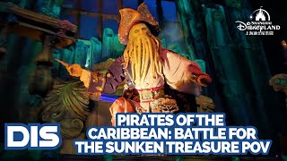 Pirates of the Caribbean: Battle for the Sunken Treasure POV | Shanghai Disneyland