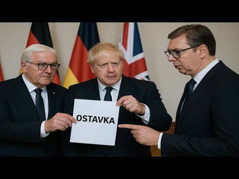NEMCI I BRITANCI POTPISALI! - VUČIČ ODMAH MORA DA ODE SA VLASTI!: Ostavka je na stolu!