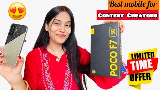 😍Best phone for Content Creators? POCO F7 Honest Review | Roohdreamz