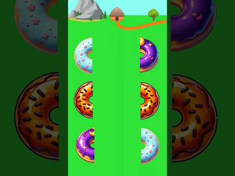 Fun Donut puzzle Cartoon #animation #fun #cartoon