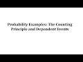 Probability and Combinatorics Concepts