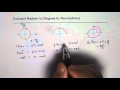 Radians and Degrees Relationships