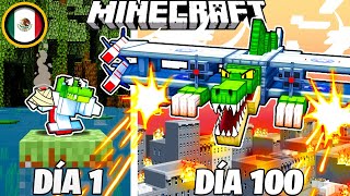 SOBREVIVÍ 100 DÍAS como  BOMBARDIRO CROCODILLO en MINECRAFT HARDCORE!