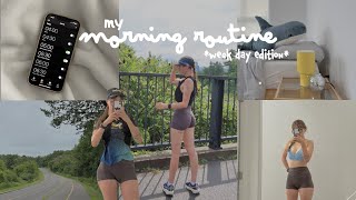 my morning routine!! 🌞*week day edition*