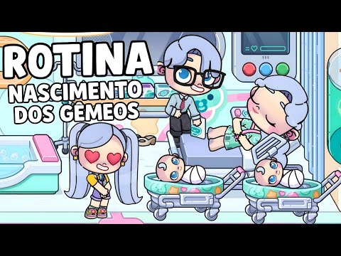 O NASCIMENTO DOS MEUS NOVOS GÊMEOS 👶🧷 AVATAR WORLD ROTINAS 