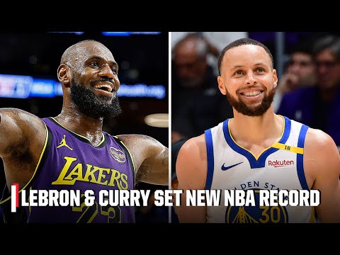 HISTORIC‼😱 LeBron James & Steph Curry each score 36+ PTS over age 36 | NBA on ESPN