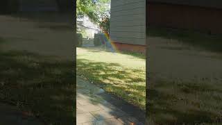 26.6.2026: Künstlich erzeugter Regenbogen beim Sommerfest der BTU#MichaelTomczak #Regenbogen#Cottbus