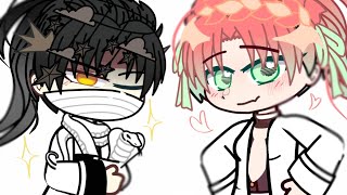 Mitsuri and Obanai rates the Hashira's hairstyles || Gacha Club || Demon Slayer ||