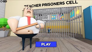 EVIL TEACHER'S PRISON RUN! (OBBY!) #roblox #scaryobby