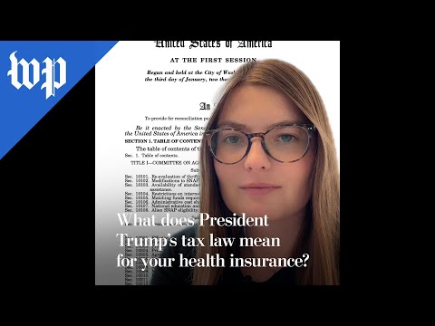 What does Trump's tax law mean for your health insurance?