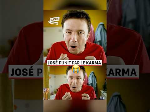 😭José se fait punir par le karma #m6 #scenesdemenages #humour #sketch #funny