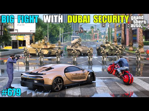 GTA 5 : MICHAEL ENDS DUBAI SHEIKH WITH BODYGUARDS | GTA 5 GAMEPLAY #679