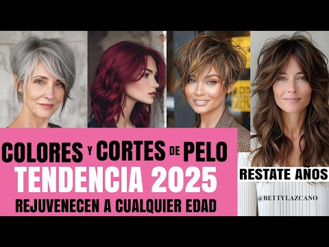 COLORES y CORTES de PELO en TENDENCIA que REJUVENECEN a CUALQUIER EDAD y RESTAN AÑOS@bettylazcano