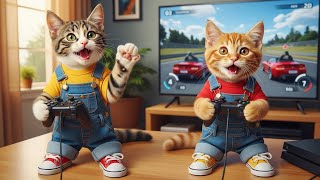 Kittens Play Video Games Like Pros 🎮🐾 | Cutest Cat Gamers Ever!