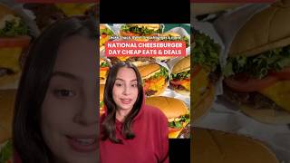 National Cheeseburger Day freebies & cheap eats! #cheapeats