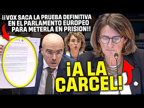 VOX y PP ¡TIRAN DE LA MANTA! en el EXAMEN de TERESA RIBERA en el PARLAMENTO EUROPEO ¡¡ES CULPABLE!!