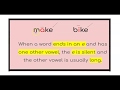 Understanding Vowel-Consonant Patterns