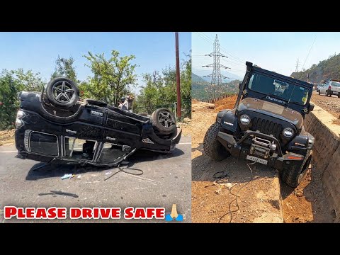 Worst start of our Roadtrip | Scorpio and Thar 700 crashed