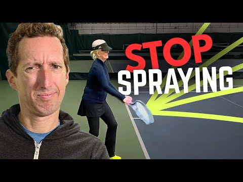 Why your forehand SPRAYS! - Tennis Technique Lesson