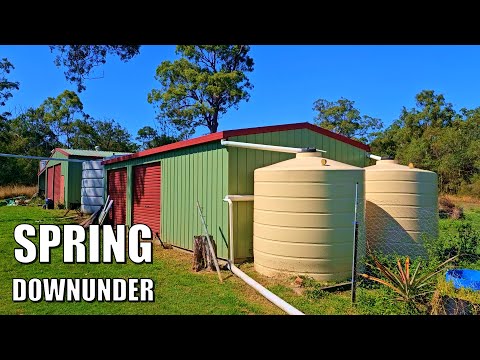 Prepping for Spring - New Water tanks and More Pumpkins