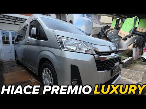 TOYOTA HIACE PREMIO LUXURY 10 SEAT SULTAN SEGINI HARGA SEWANYA TAHUN 2025