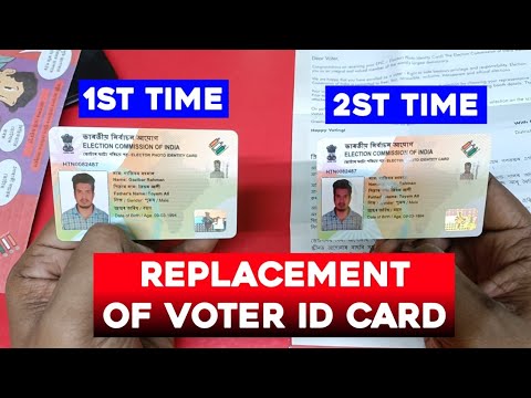 New Voter Card order Process 2024 | Voter card replacement | Voter PVC card order Approved ! PVC