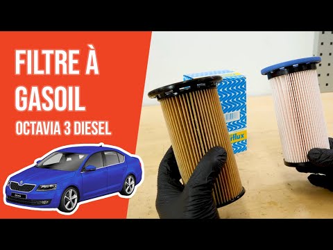 Changer le Filtre à Gasoil Octavia 3 1.6 TDI ⛽