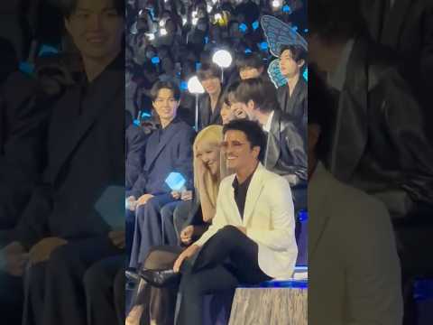 MAMA에 참석한 브루노마스& 블랙핑크 로제#shorts #brunomars #rosé