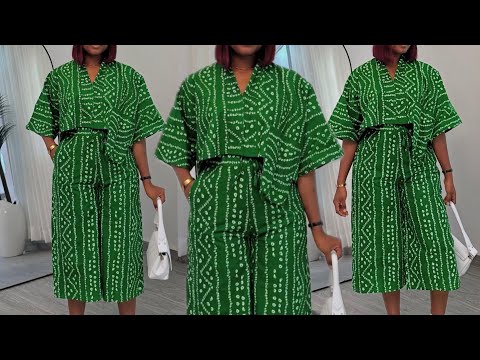 How to Cut and Sew a Casual Two Piece Set for Beginners.