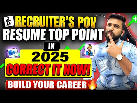 What Recruiters ACTUALLY Look for in a Resume 👀 | Data Job Resume Tips 2025 (My POV as a Mentor)