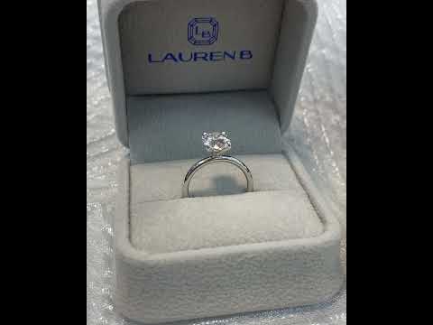 1.8 carat Lab Grown Oval Diamond Ring Comparison
