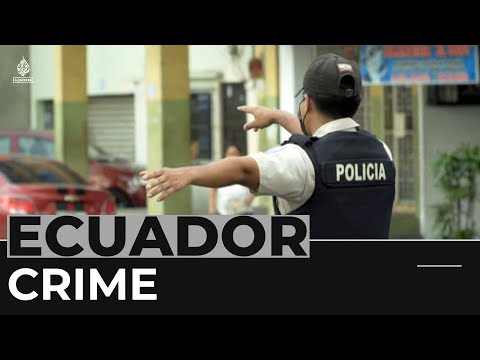 YouTube video thumbnail: Ecuador Police Press to Stop Violence and Drug Trafficking
